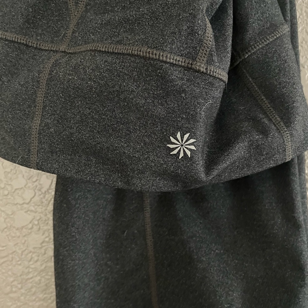 Athleta charcoal gray flare yoga pants